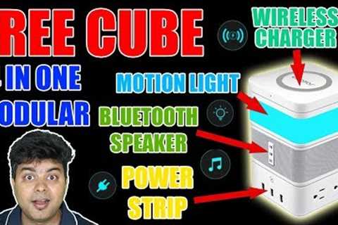Modular Gadget Ka Baap, LED Lamp, Speaker, Wireless Charger, Power Strip, 4 in 1