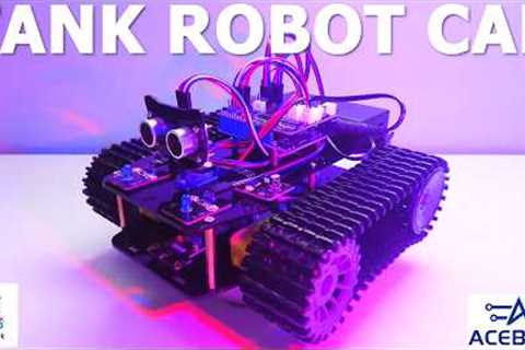 All In One ESP32 Tank Smart Robot Car | WIFI APP | Acebott QD004 Tank Robot Car Expansion Pack