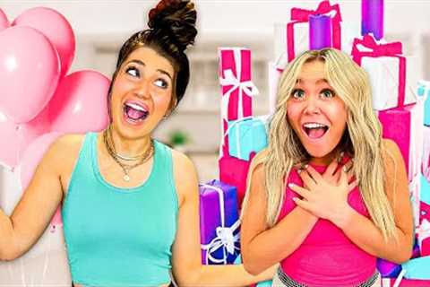 SURPRISING MY SISTER WITH 16 GIFTS FOR HER 16TH BIRTHDAY!!