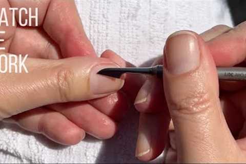Pro nail tech does her own DIY manicure at home ✅ beginner friendly ✅