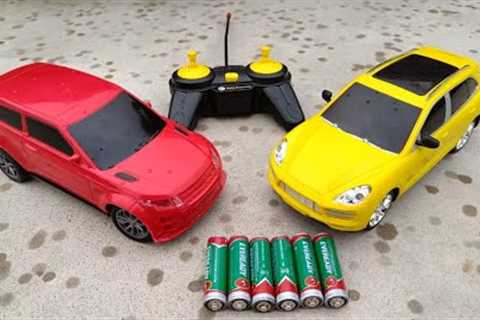 Remote control auto faction rc Racing Car Unboxing and testing