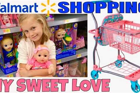 😃Yay! Walmart Trip With Skye! 🛒My Sweet Love Shopping Cart Unboxing &amp; Review!