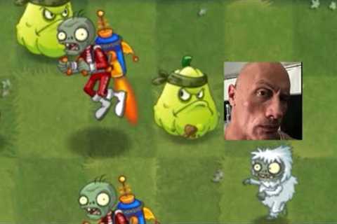 The Rock Eyebrow Raise meme but Plants