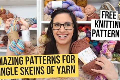 Knitting Patterns for Single Skein of Yarn | FREE Knitting Patterns