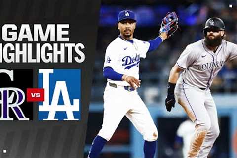 Rockies vs. Dodgers Game Highlights (5/31/24) | MLB Highlights