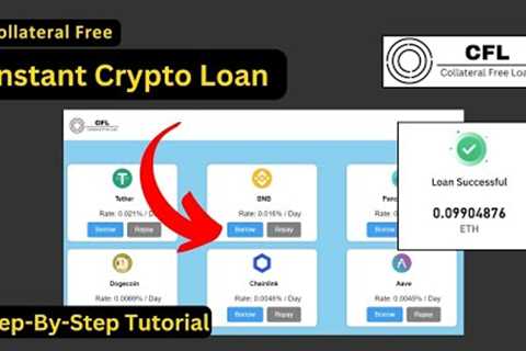 Collateral Free Crypto Loan Earn Unlimited Money Easily | Crypto Airdrop | Earn Free Crypto Borrow