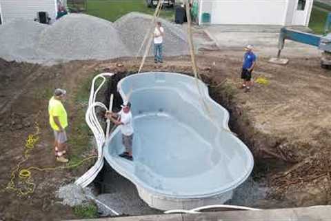 New Imagine Fantasy 26 in-ground pool install