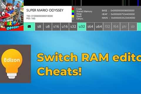Switch ram editor Edizon | Switch cheats | How to edit your Switch ram to hack games