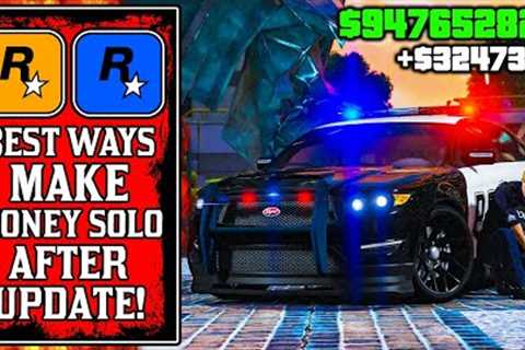 This is INSANE.. The BEST WAYS To Make Money SOLO After UPDATE in GTA Online (GTA5 Fast Money)
