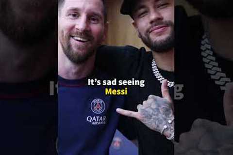 Messi and Neymar Say Goodbye to Each Other again