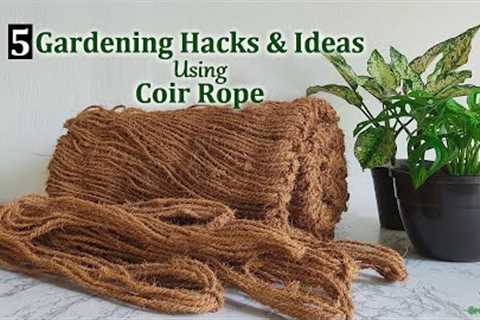 5 Best Gardening Ideas &amp; Gardening Hacks Using Coir Rope | DIY Gardening Ideas &amp;..