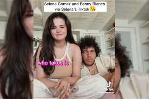 New tiktok of Selena Gomez and Benny Blanco🥰💕
