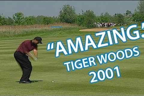Tiger Woods holes incredible shot from fairway in 2001