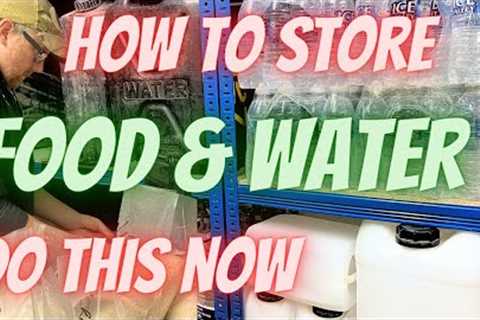 How to Prep for SHTF | Food &amp; Water Storage
