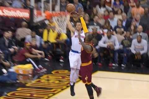 LeBron James Chasedown Block on Dunk Attempt | 02.23.17