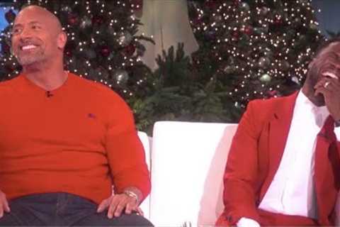 Dwayne The Rock Johnson and Kevin Hart on Ellen