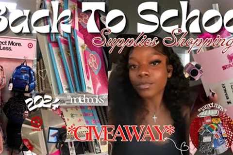 📓BACK TO SCHOOL SUPPLY SHOPPING VLOG + HAUL 2024 At TARGET | BTS SERIES EP.2📝
