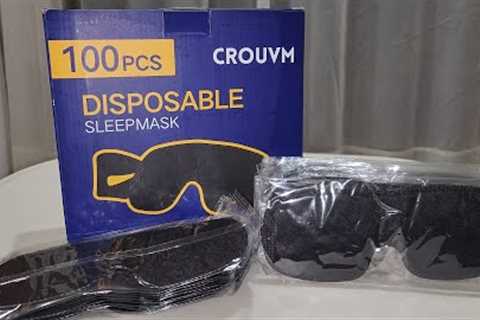 CROUVM Disposible Sleepmask, Product Review
