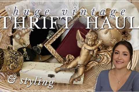 CANT STOP THRIFTING AT GOODWILL! THRIFT HAUL &amp; STYLED FINDS! | Goodwill Thrifting Home Decor