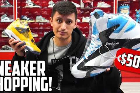 I found the BIGGEST SNEAKERS EVER! Sneaker Shopping in San Diego!