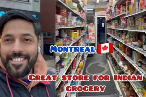 Indian grocery shopping experience in Montreal, Canada 🇨🇦