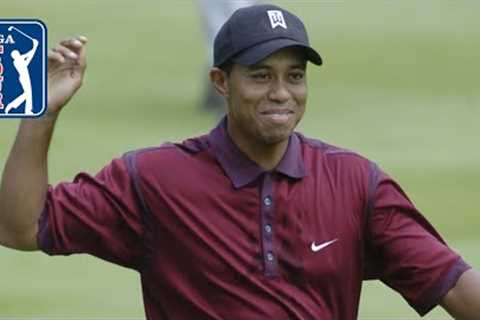 Tiger Woods' incredible flop shot hole-out at the 2004 Memorial Tournament