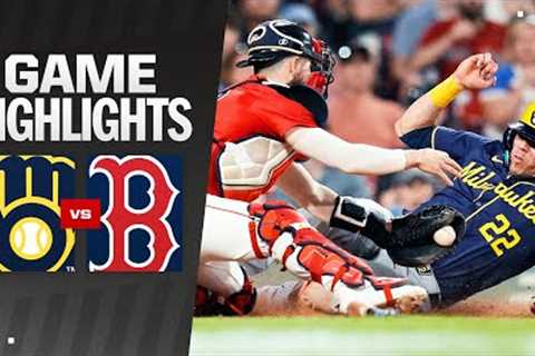Brewers vs. Red Sox Game Highlights (5/24/24) | MLB Highlights