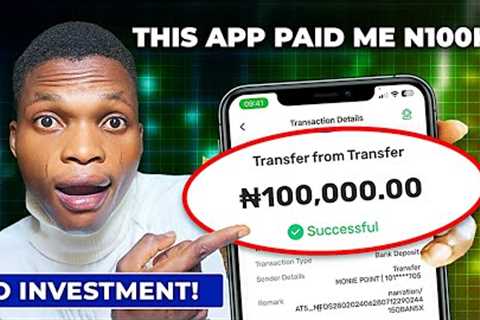 𝗧𝗵𝗶𝘀 𝗔𝗽𝗽 𝗣𝗮𝗶𝗱 𝗠𝗲 ₦𝟭𝟬𝟬𝗸 𝗪𝗶𝘁𝗵𝗼𝘂𝘁 𝗜𝗻𝘃𝗲𝘀𝘁𝗺𝗲𝗻𝘁‼️ ‣ How To Make Money..