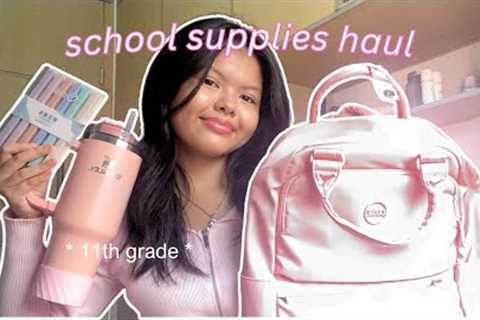 BACK TO SCHOOL SUPPLIES HAUL 2024 💌 *11th grade*