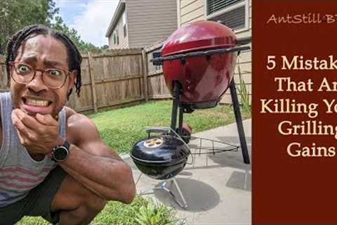 5 Mistakes to Avoid when Cooking on a Charcoal Grill | 5 Tips for New Grillers | AntStill BBQ
