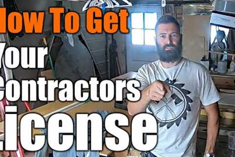 How To Get Your Contractors License | Fast And Easy| THE HANDYMAN BUSINESS |