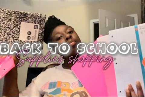 BACK TO SCHOOL SUPPLIES SHOPPING + HAUL 2024 (Sophomore year)