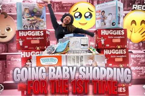 I WENT BABY SHOPPING FOR THE VERY 1ST TIME🛍👶 || teen mom edition 😳