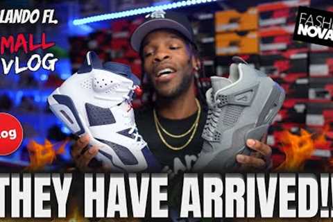 IT'S THAT TIME! SNEAKER SHOPPING IN ORLANDO, JORDAN 4 &amp; OLYMPIC 6S HAVE ARRIVED! VLOG FT..