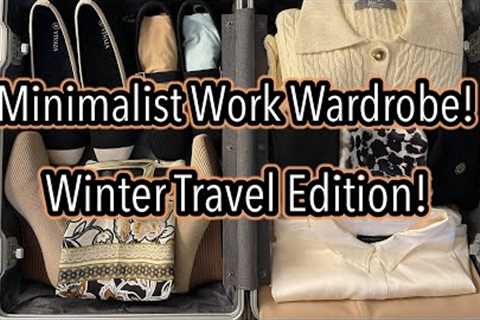 How to Pack Carry On Only For Business Travel! Capsule Wardrobe Packing!