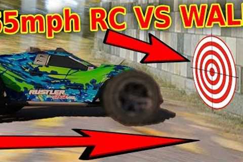 $300 &amp; $1200 RC Cars VS WALL FULL SPEED CRASH