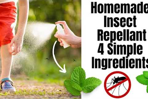 Homemade Insect Repellent || Two Ingredients Directly From Your Garden || No Chemicals And Safe!