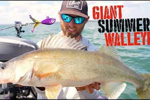 DEADLY Way to Fish for GIANT Summer Walleyes!