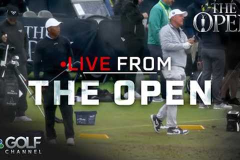 Tiger Woods, Phil Mickelson warm up side by side at Royal Troon | Live From The Open | Golf Channel