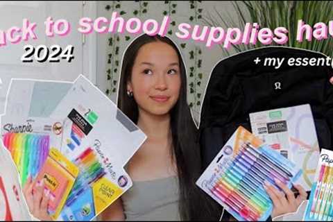 BACK TO SCHOOL SUPPLIES HAUL!!! *essentials for school* 2024 ✏️