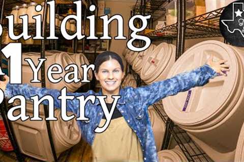Building A 1 Year Prepper Pantry ~ Let's Talk Bulk Food Storage ~ Prepper Pantry CONTAINER LINKS
