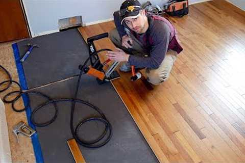 Hardwood Floor Installation (Nail Down) Like a PRO!