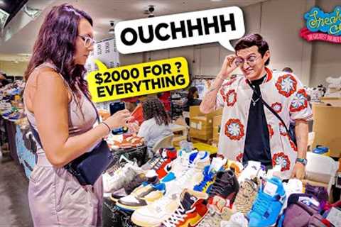 We Bought His Whole Table at Sneaker Con LA!