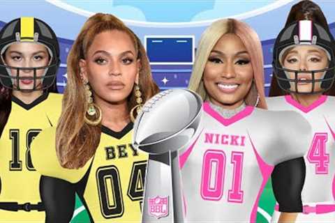 Celebrities Play Football w/ Nicki Minaj, Beyonce, Ariana Grande &amp; More