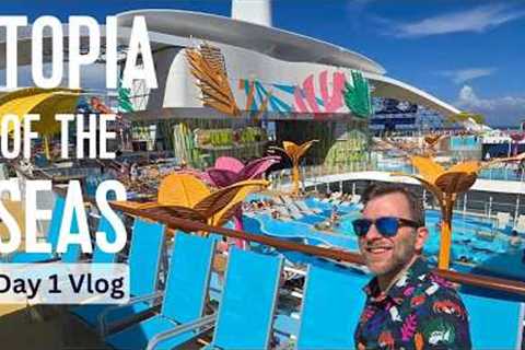 Our First Day on Utopia of the Seas - Royal Caribbean's Newest Ship!