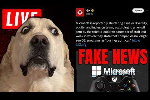 What's Up GAMERS... Microsoft/Xbox Claims DEI is Not Business Critical &amp; Fires Staff (False..