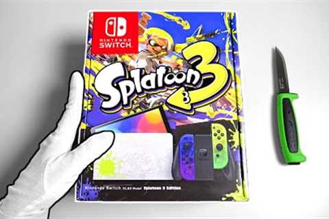 Best NINTENDO SWITCH OLED Special Edition? - Unboxing Splatoon 3 Console + Wii U