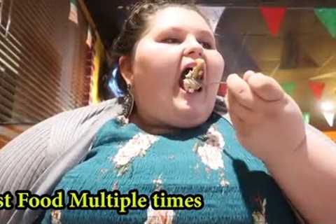 Amberlynn Reid Eating Fast Food Multiple times a day Compilation