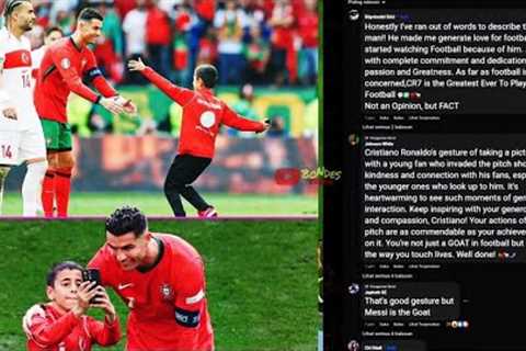 The Moment This Fan Selfie With Cristiano Ronaldo | Portugal vs Turkey