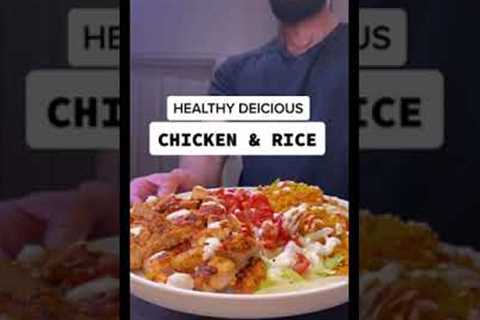 Healthy Easy Chicken &amp; Rice - Full of Flavor and Delicious! #easyrecipe #chicken #recipes